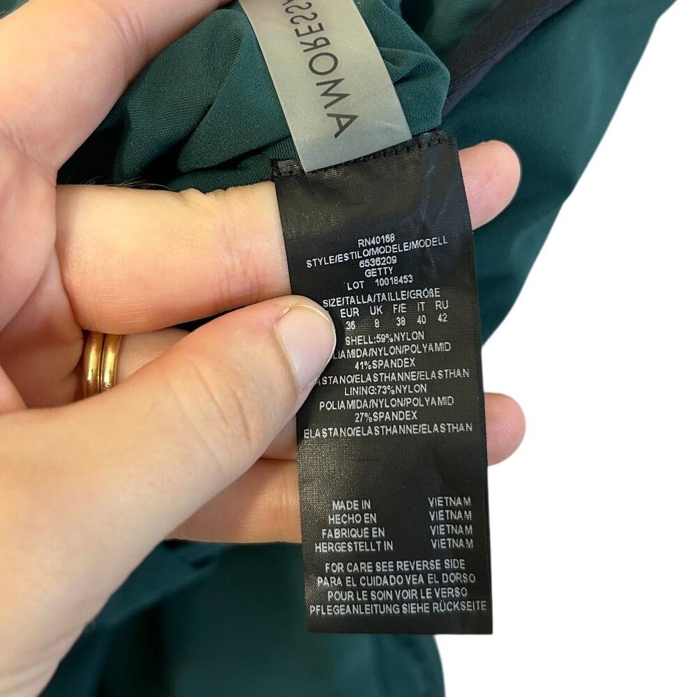 Amoressa Miraclesuit Getty One Piece Swimsuit NWT Women's Sz 6 Oil Slick Slim - Picture 9 of 11